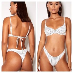 Gooseberry Seaside Malibu Underwire thong bikini Set